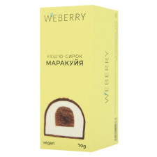 Кеш'ю-сирок WeBerry Маракуйя 70г mini slide 1