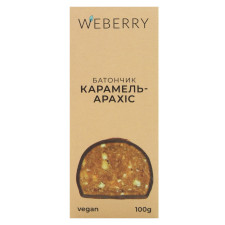 Батончик WeBerry карамельно-арахисовый 100г mini slide 2