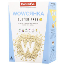 Пластівці вівсяні Dobrodiya Wowсянка без глютену з цільного зерна 450г mini slide 2