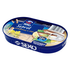 Шпроти Seko копчені в олії 170г mini slide 1