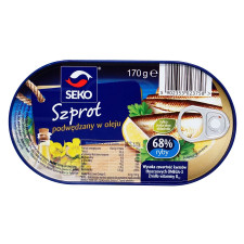 Шпроти Seko копчені в олії 170г mini slide 2