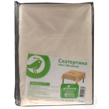 Скатертина Ашан з мікрофібри коричнева 120х150см mini slide 2
