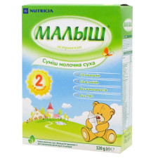 Суміш молочна Малиш Істринський 2 для дітей з 6 місяців 320г mini slide 2