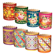 Форми для випічки Easters паперові 130х85мм 5шт в асортименті mini slide 1
