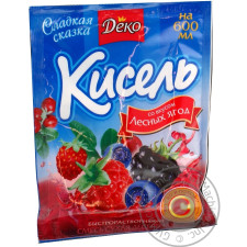 Кисель Деко со вкусом лесных ягод 65г mini slide 1