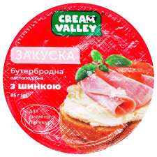 Закуска Cream Valley пастоподібна бутербродна з шинкою 85г mini slide 2