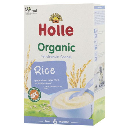 Каша Holle рисова дитяча органічна з 4-6 місяців 250г slide 1
