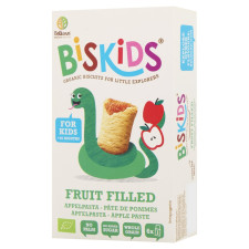 Печиво Biskids зі спельтою та яблучною начинкою дитяче органічне 120г mini slide 1