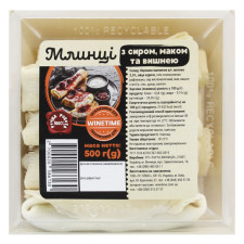 Блинчики Тарта-Вінниця с сыром, маком и вишней 500г mini slide 1