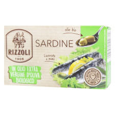 Сардины Rizzoli в оливковом масле 120г mini slide 1