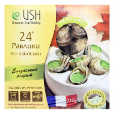 Равлики USH Escargot Petit Gris в соусі по-азіатськи 210г mini slide 3
