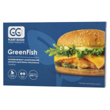 Котлета GreenGo GreenFish рослинна 240г mini slide 1