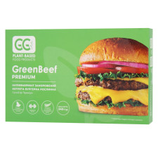 Котлета GreenGo GreenBeef Premium рослинна 240г mini slide 1
