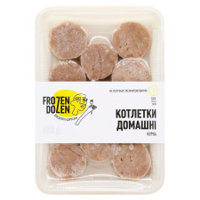 Котлетки Frozen Dozen Домашние с курицей 450г mini slide 1