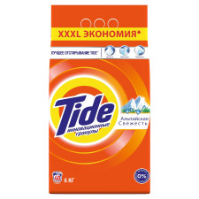 Пральний порошок Tide Альпійська свіжість автомат 6кг mini slide 1