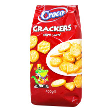 Крекер Croco Crackers з сіллю 400г mini slide 1