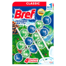 Средство для унитаза Bref Сила-Актив Хвойная свежесть 3шт 150г mini slide 1