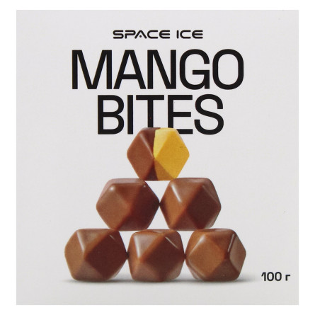 Десерт Space Ice Bites Манговий глазурований молочним шоколадом 100г slide 2