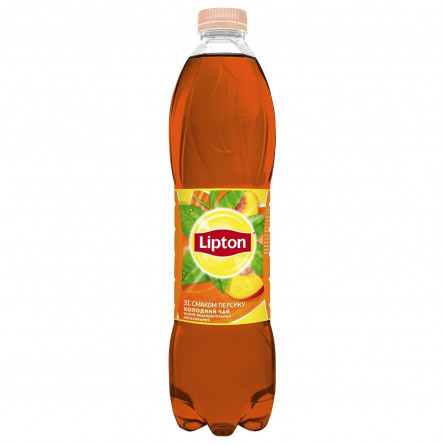 Чай чорний холодний Lipton зі смаком персику 1,5л slide 1