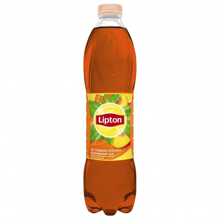 Чай чорний холодний Lipton зі смаком персику 1,5л slide 2
