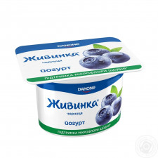 Йогурт Данон Живинка чорниця 1.5% 115г mini slide 1