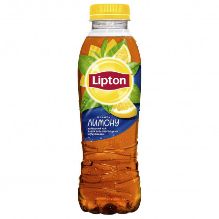 Чай чорний холодний Lipton зі смаком лимону 0,5л slide 1