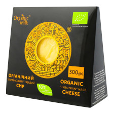 Сир Organic Milk Український твердий органічний 50% 300г mini slide 1