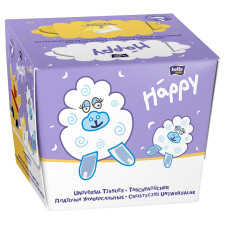 Платочки бумажные Bella Baby Happy универсальные двухслойные 80шт mini slide 4