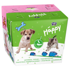 Платочки бумажные Bella Baby Happy универсальные двухслойные 80шт mini slide 5