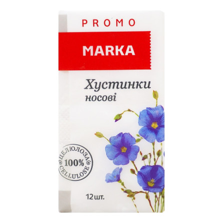 Хустинки носові Marka Promo неароматизовані 10шт slide 2