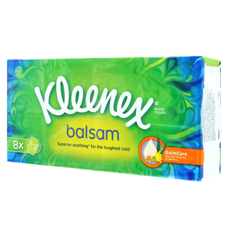 Платки носовые Kleenex Balsam гипоаллергенные 9шт slide 2