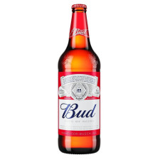 Пиво Bud світле 5% 0,75л скло mini slide 1