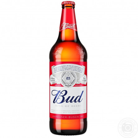 Пиво Bud світле 5% 0,75л скло slide 2