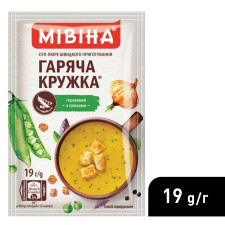 Суп-пюре МІВІНА® Гаряча Кружка Гороховий з грінками 19г mini slide 4
