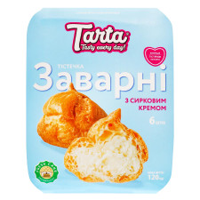 Тістечко Tarta Заварні з сирковим кремом 120г mini slide 1