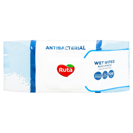 Салфетки влажные Ruta Antibacterial 120шт slide 1