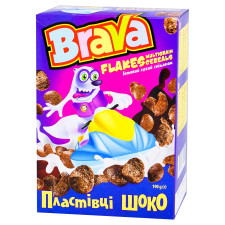 Сухий сніданок Brava Пластівці Шоко 190г mini slide 1