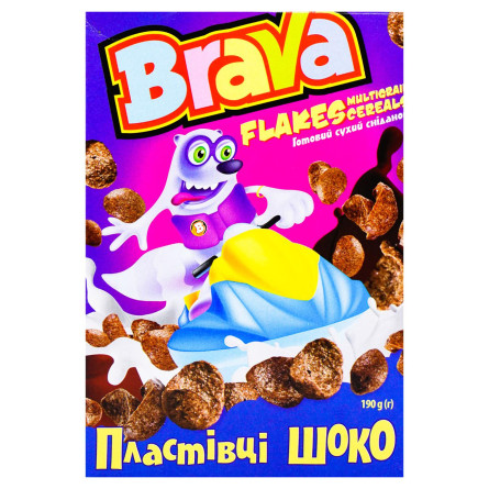 Сухий сніданок Brava Пластівці Шоко 190г slide 2