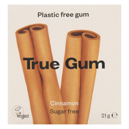 Жевательная резинка True Gum со вкусом корицы без сахара 21г slide 2
