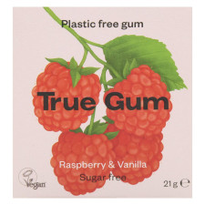 Жувальна гумка True Gum зі смаком малини і ванілі без цукру 21г mini slide 2