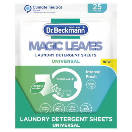 Серветки для прання Dr. Beckmann Magic Leaves універсальні 25шт slide 2