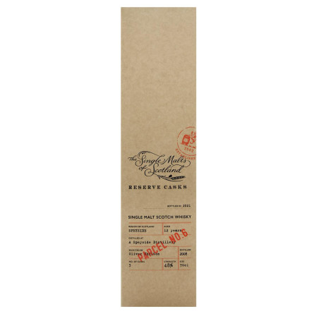 Віскі односолод. Speciality Drinks Speyside 12YO Reserve Cask 0.7 л slide 2
