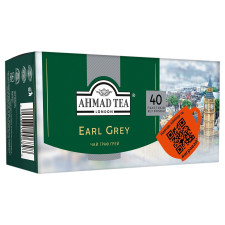 Чай черный Ахмад Граф Грей пакетированный 40х2г mini slide 1