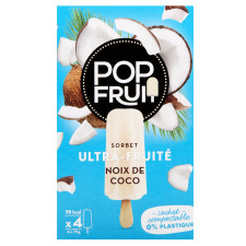 Сорбет Pop Fruit кокосовий 4шт х 70г mini slide 2