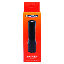 Ліхтар ручний Quantum QM-FL1040 Minik black 3W LED з USB mini slide 2