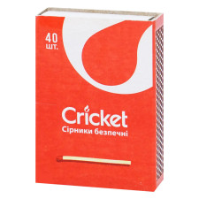 Сірники Cricket 1шт mini slide 1