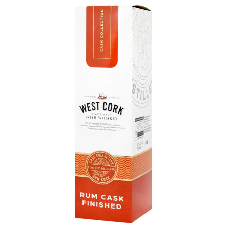 Виски West Cork Rum Cask Box 43% 0,7л slide 2