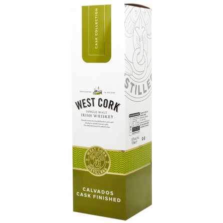 Віскі West Cork Small Batch Calvados Cask Box 43% 0,7л slide 3