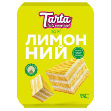 Торт Tarta Лимонний бісквітний 370г mini slide 1