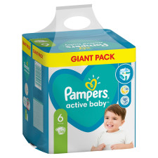 Підгузки Pampers Active Baby розмір 6 Extra Large 13-18кг 56шт mini slide 7